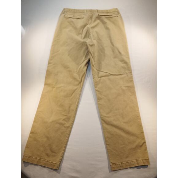 GAP Men’s Relaxed Fit Chino Pants Khaki 34x34 Cotton Casual Straight Leg - Picture 8 of 8
